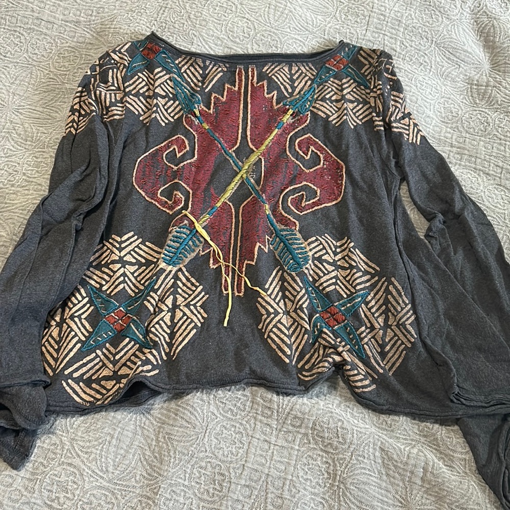 Double D Ranch long sleeved swing top